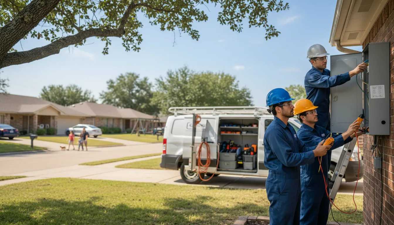 Certified electrician providing emergency electrical services in Pace, MS